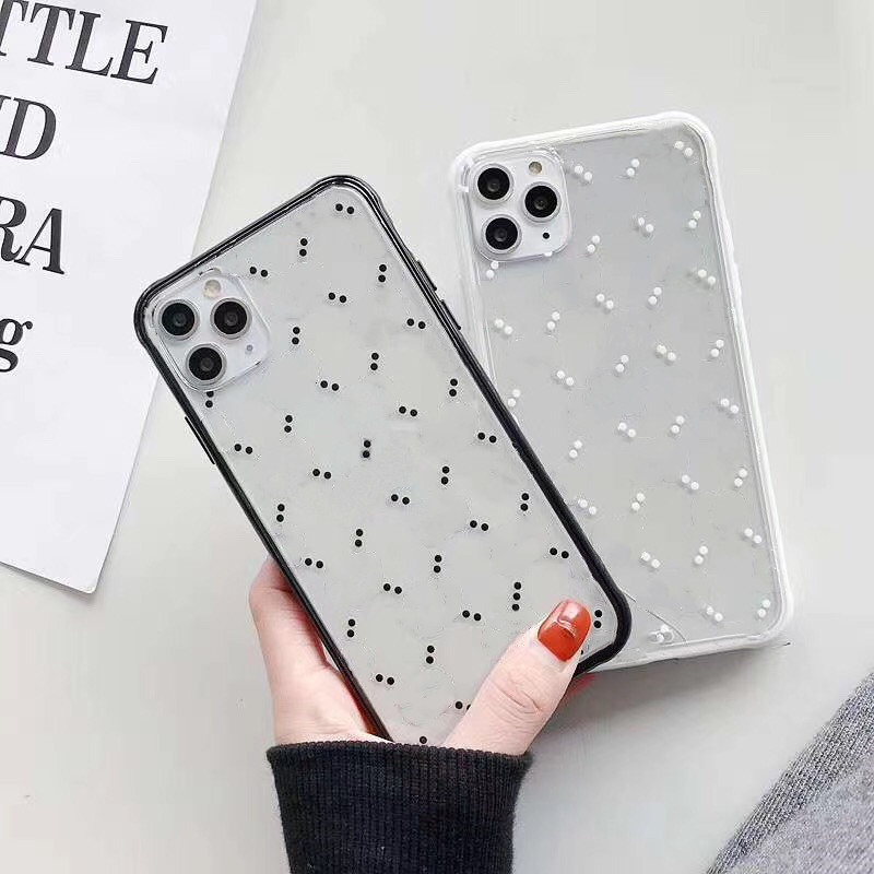 

Designer Phone Cases For iPhone 12 Mini 11 11Pro Max Luxury Cases For iPhone XR XS Max 7 8 Plus case Silicone Translucent Phone cover, Style 1