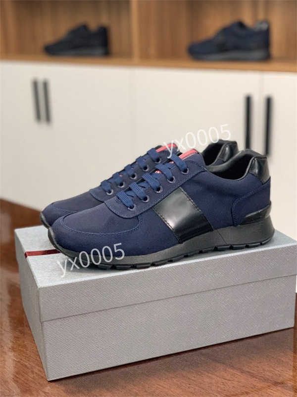 

Prad 2021 designer sneakers men and women reflective casual shoes womens Trainers party velvet calfskin mixed fiber luxury top quality sneaker size38-46, 12