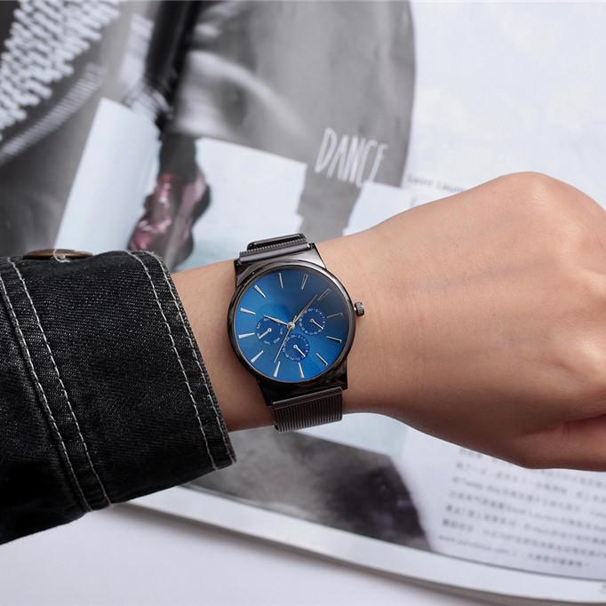 

Wristwatches Mens Watches Top High-End Simple Fashion Men's Watch Classic Quartz Stainless Steel Reloj Hombre #10, As the photo show