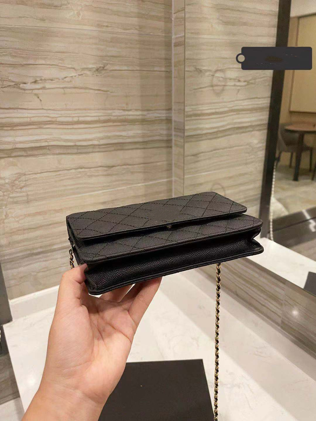 

Women Luxurys C,solds Bags Designers Purses Crossbody Caviar calfskin Channel Handbags The single shoulder bag Fashion Classic chain Credit