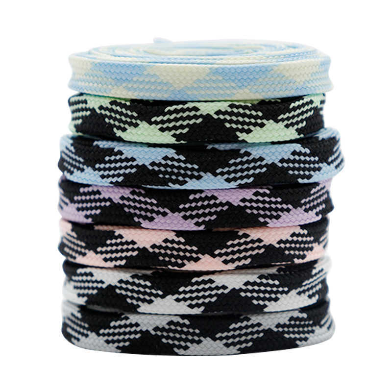 

10 Colors 60-180cm Luminous gingham Lacet Flat mix color Shoe Laces Glow In The Dark Night Fluorescent Shoelace Wild Exploration