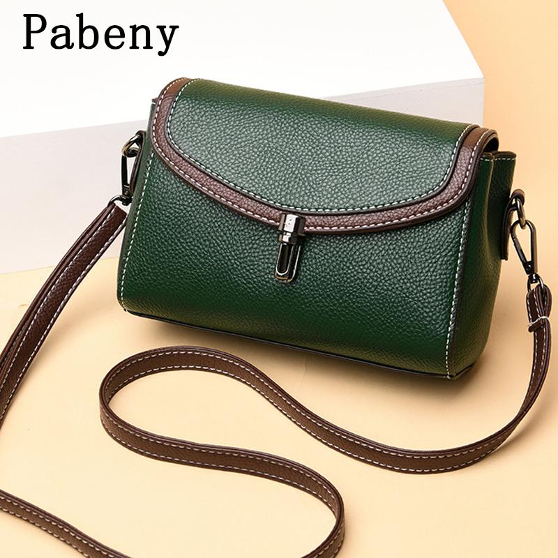 

Duffel Bags Style Simple Small Square Bag For Women Fashion Female Shoulder Messenger High Quality Soft Textured PU Leather, Green