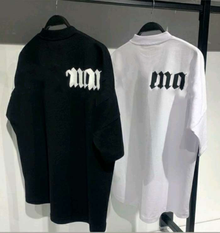 

2021ss Summer Men And Womens T shirts Tees same palm Printed short sleeve T-shirt S-2XL, White;black