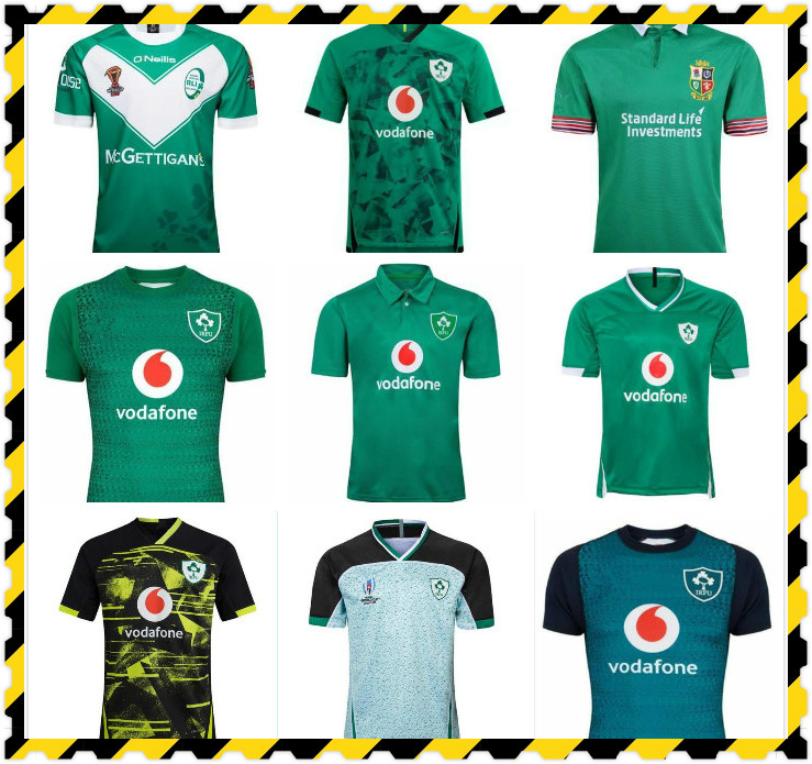 

2020 2021 Ireland rugby Jerseys 2019 World Cup Ireland national team Home Away rugby Mens S-5XL League shirt POLO vest Top Quality, Black;yellow
