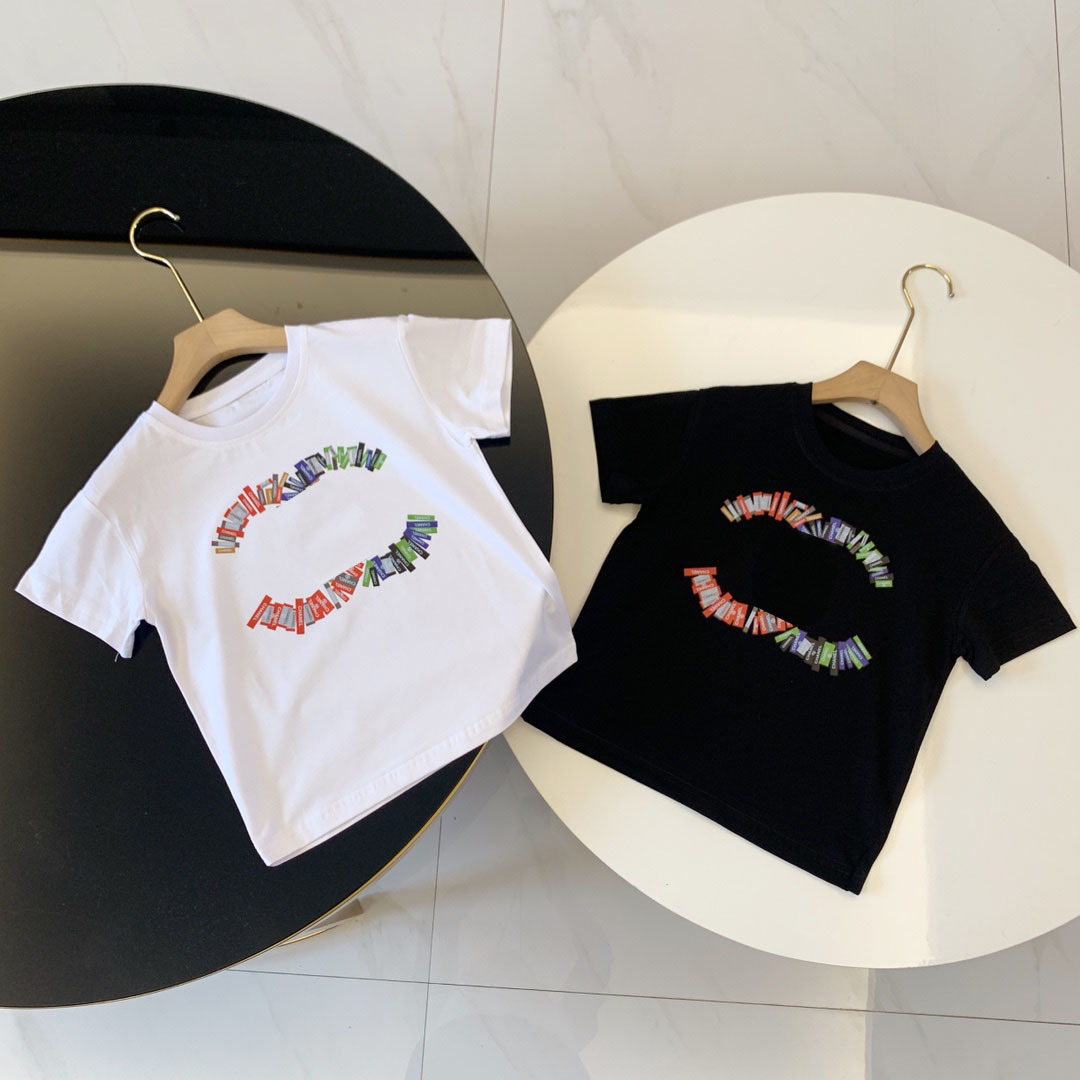 

2021ss summer kid outfits Cha and nel parent-child outfit cotton T-shirt round neck short sleeve high quality casual baby clothe t shirt, Blue