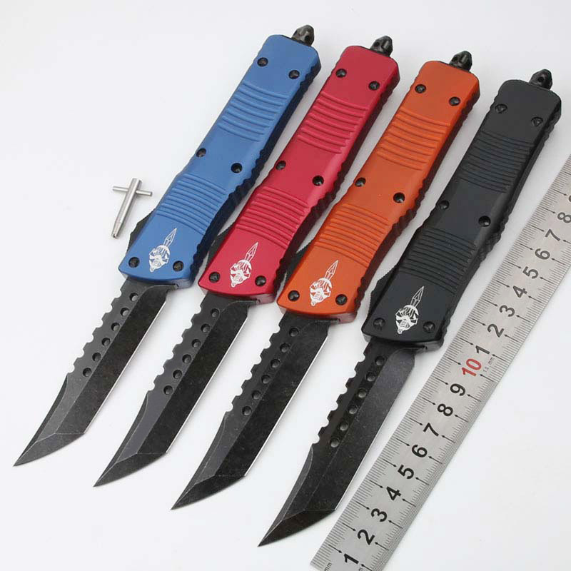 

Microtech Troodon Scarab Automatic Knife Marfione Custom Interceptor knives Halo v A07 A161 A162 3310BK Gift Knifes