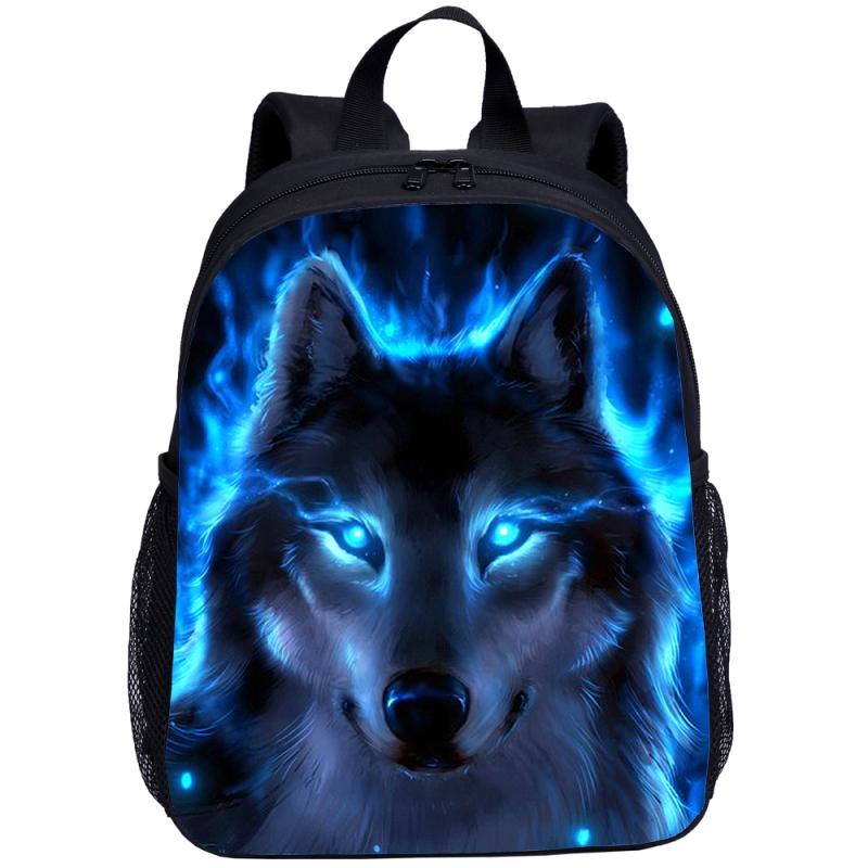 

Backpack Mini For Kids Boys Girls Animal Night Wolf 3D Printing School Bag 13 Inch Bookbag Kindergarten Satchel Mochila Escolar, Dstbp4076210-s3255