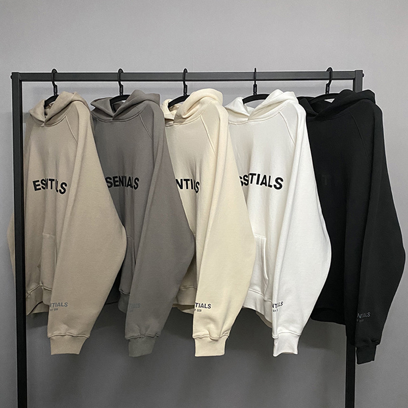 

2021 warm Hooded Hoodies Mens Womens Fashion Streetwear Pullover Sweatshirts Loose Lovers Tops Spring summer oversize Short Clothing, Blue;black