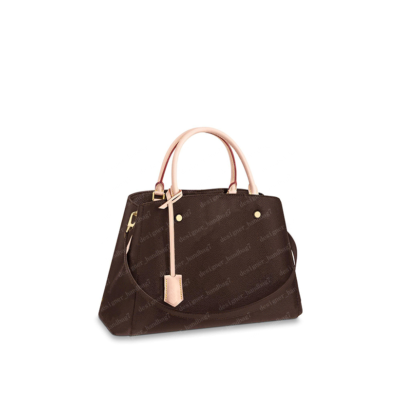 

Totes 2021 handbag women tote bag handbags crossbody womens bags shouler purse fashion saddle backpack brown flower leather 41055 33/23/15cm #MTB01, #01 brown flower