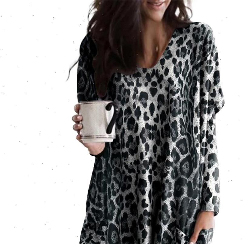 

Women Shirts Shirt Casual Plus Size V neck Leopard Print Pocket Blouse Long Sleeve Womens Tops And Ropa Mujer, White