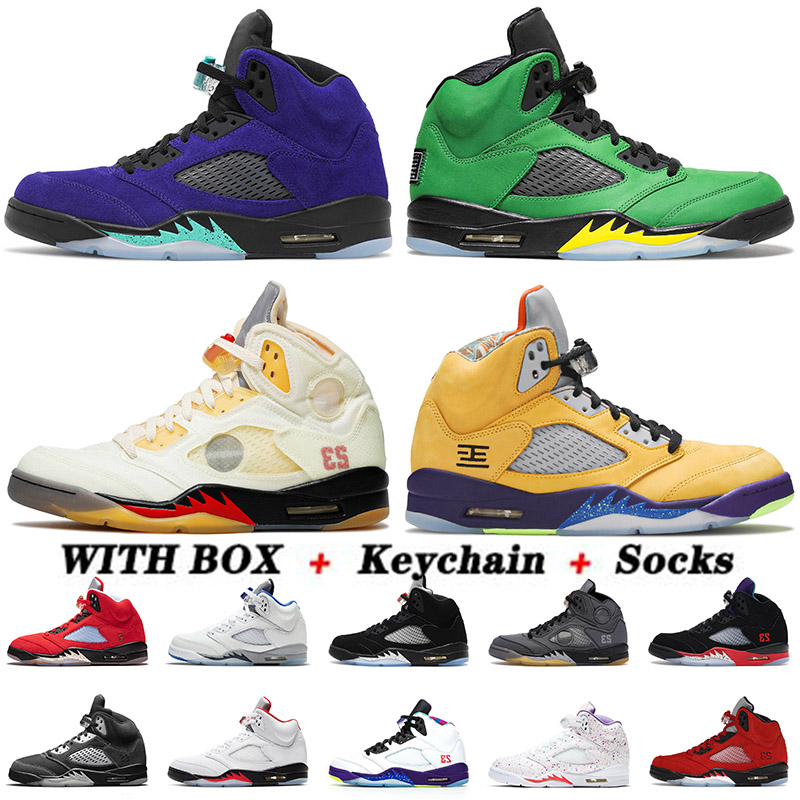 

Top Jumpman 5 5s WITH BOX Alternate Grape Basketball Shoes Sail What The Mens Womens SE Oregon Raging Bull Anthracite Trainers Sneakrs 36-47
