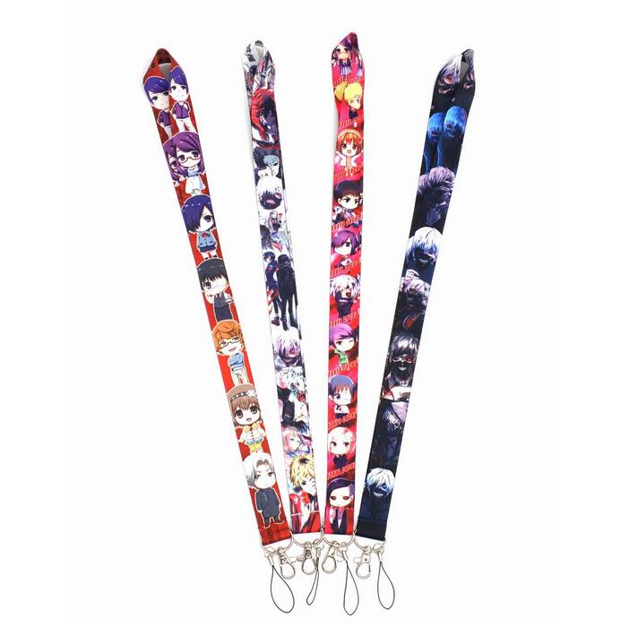 

Cell Phone Straps & Charms Cartoon Japan Anime Tokyo Ghoul Lanyard Key chain ID Neck Holder Badge Wholesale