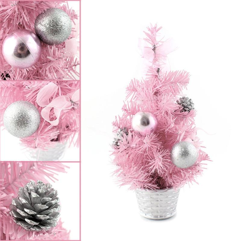 

Christmas Decorations 30cm Mini Tree Ornament Desk Table Festival Xmas Home Decor Party Decoration Gifts For Office Room
