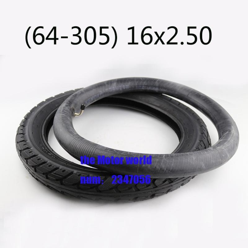 

Motorcycle Wheels & Tires 16x2.50 64-305 Tire And Inner Tube Fits Kids Bikes Electric Small BMX Scooters