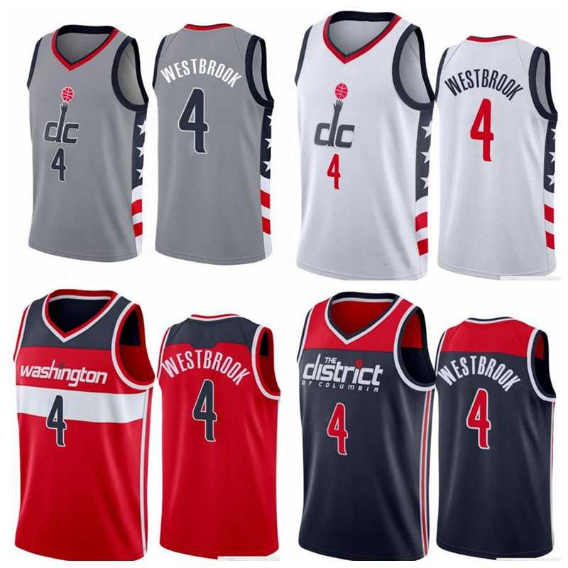 

Westbrook\rWashington\rWizards Russell Westbrook jerseys, Swingman hot press custom basketball jersey, Black;red