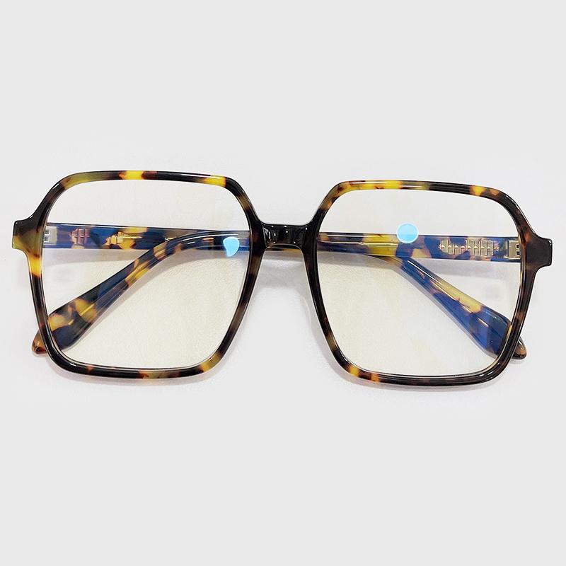 

Fashion Sunglasses Frames Clear Square Glasses Frame Women Brand Designer Big Transparent Eyeglasses Female Optical