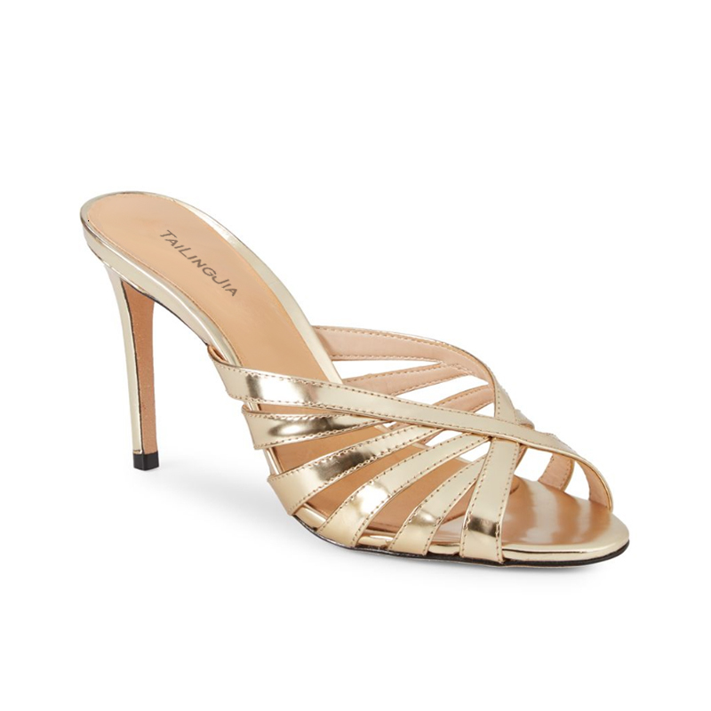 

Sandals senhoras elegantes do casamento nupcial peep toe sapatos de verão salto NFMS, 1# shoe box