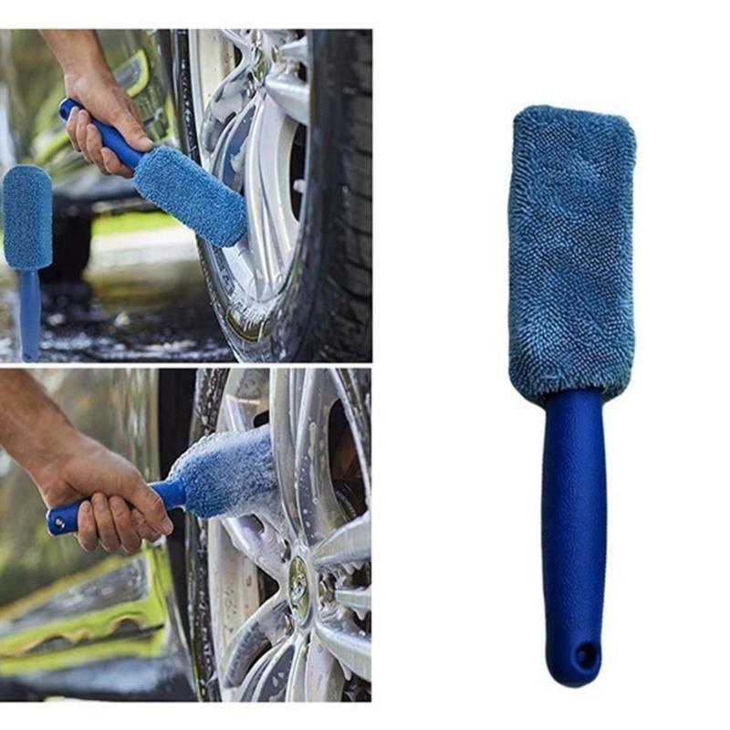 

Interior Decorations Auto Plastic Car Wheel Brush Clean Rims Tire Wash Tool For Kia Forte Ceed Stonic Stinger Rio Picanto Niro Soulster No3