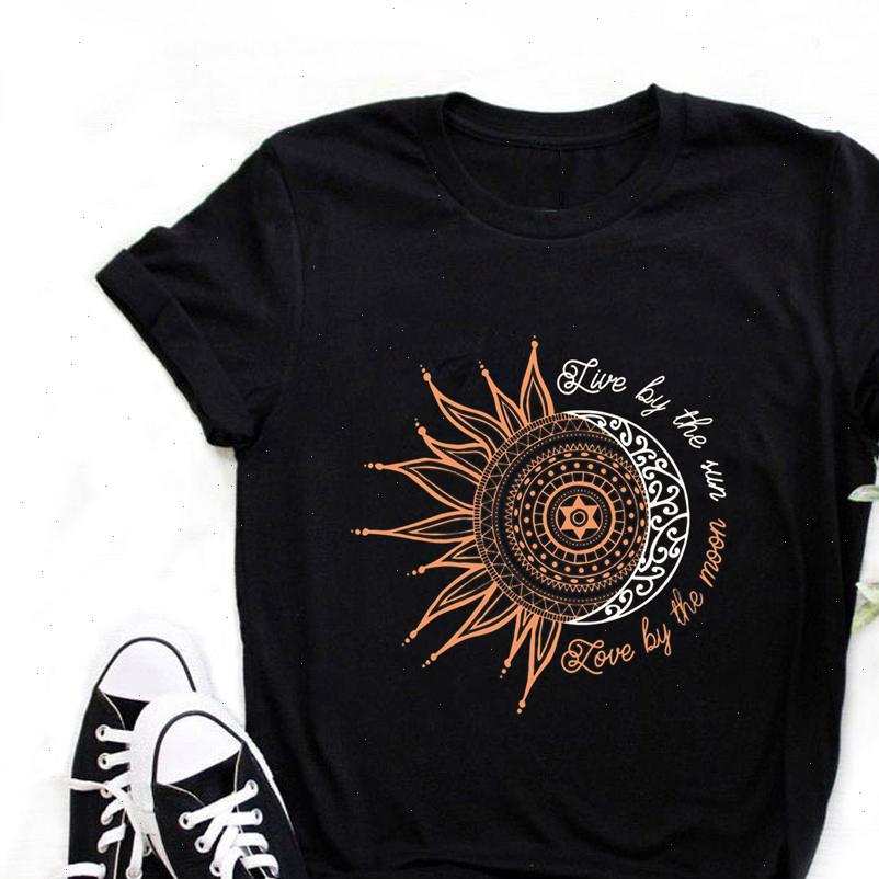 

women womens t shirt casual fashion letter sun moon print loose o neck short sleeve elastic stretched summer drop, White