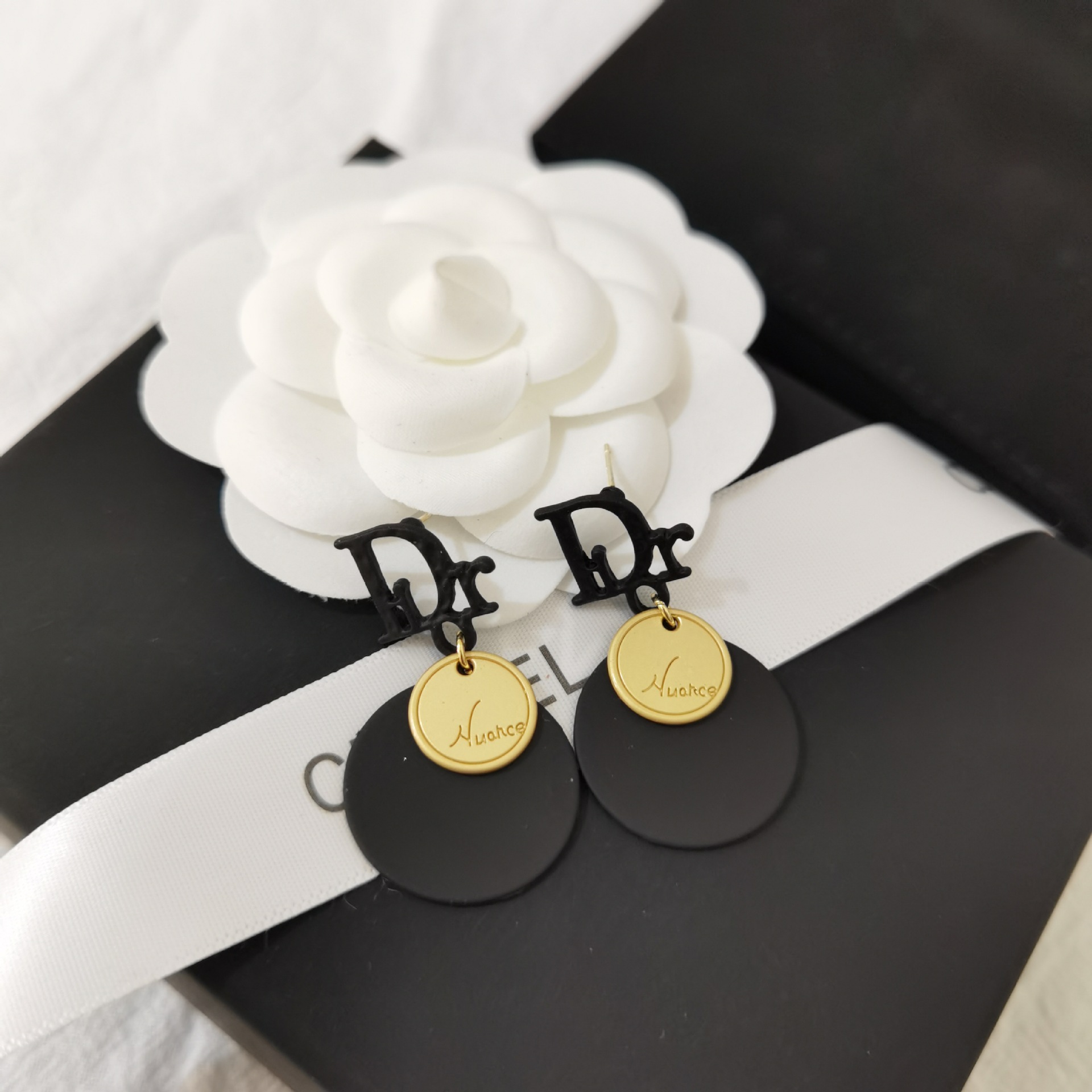 

20style 18K Gold Plated Double Letter Stud Luxury Classic Personality Brand Letters Earrings Women Pearl Crystal Rhinestone Wedding Party Jewelry Accessories