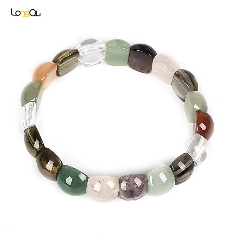 

Beaded, Strands Colorful Round Candy Series Jewelry, Stone Bracelet, Can Be Given To Tasteful People, Black