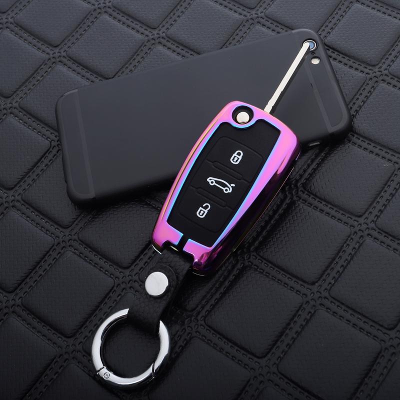 

Keychains Car Key Protection Zinc Alloy Cover Case For VW Golf Bora Jetta POLO Passat Skoda Octavia A5 Fabia SEAT Ibiza Leon