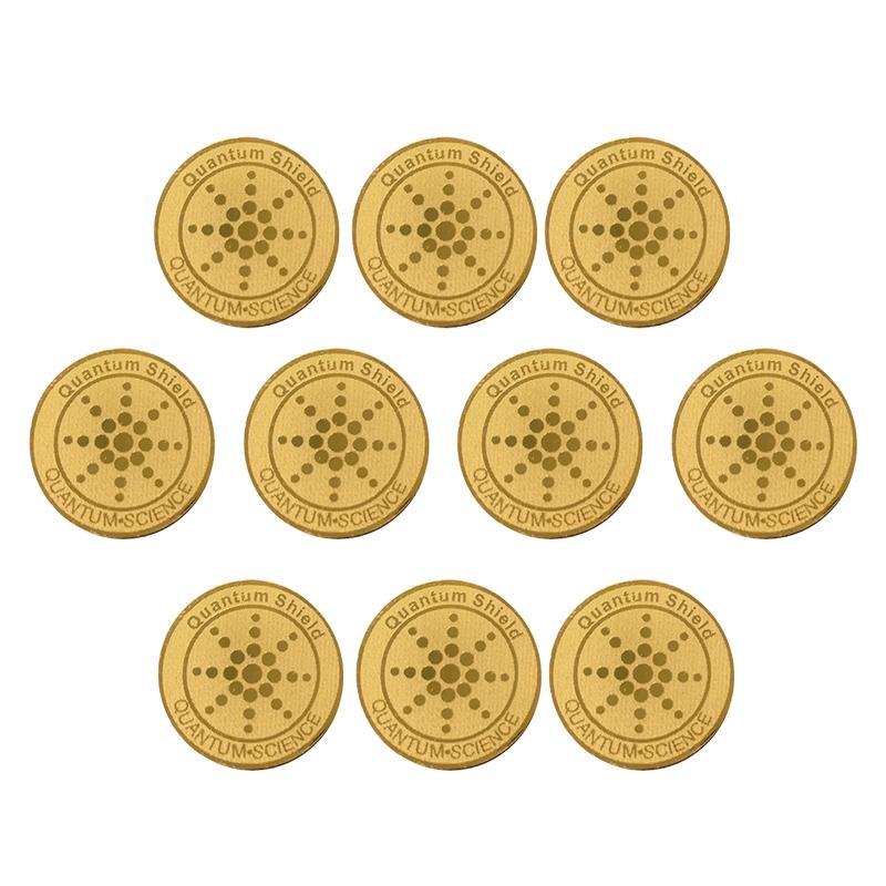 

10pcs Energy Anti Radiation Shield EMF Protection Mobile Cell Phone Stickers EMR Repairing Tools