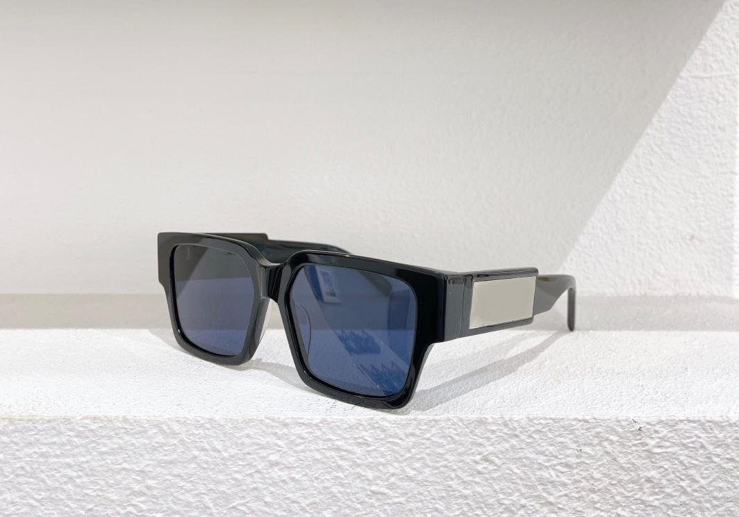 

Square Sunglasses Black Blue Lenses Sunnies Fashion Glasses for Men Sonnenbrille gafa de sol UV400 Protection Eyewear With Case
