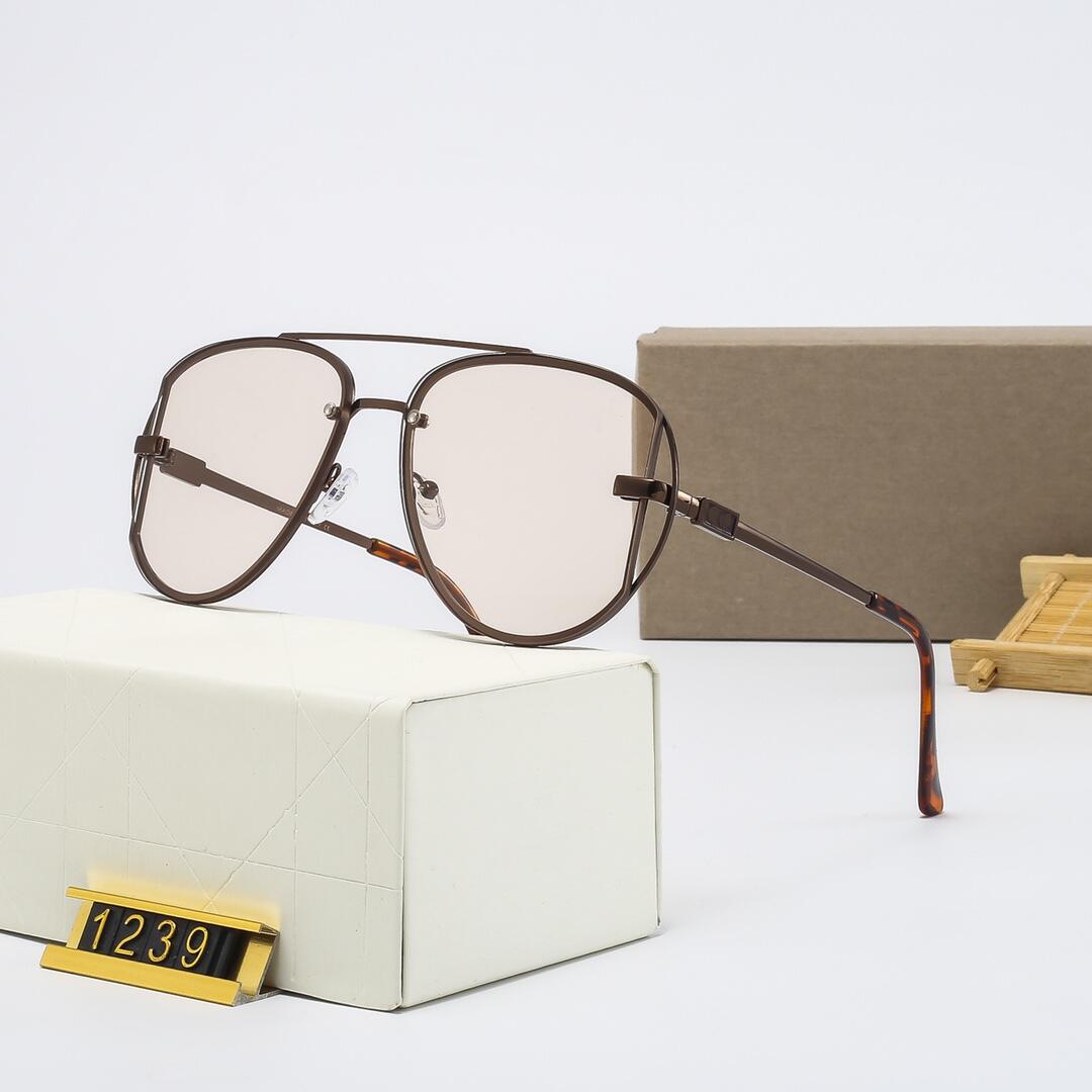 

Classic Luxury Designer Men Women Sunglasses Brand Vintage Pilot Sun Glasses Polarized UV400 58mm glass Lenses