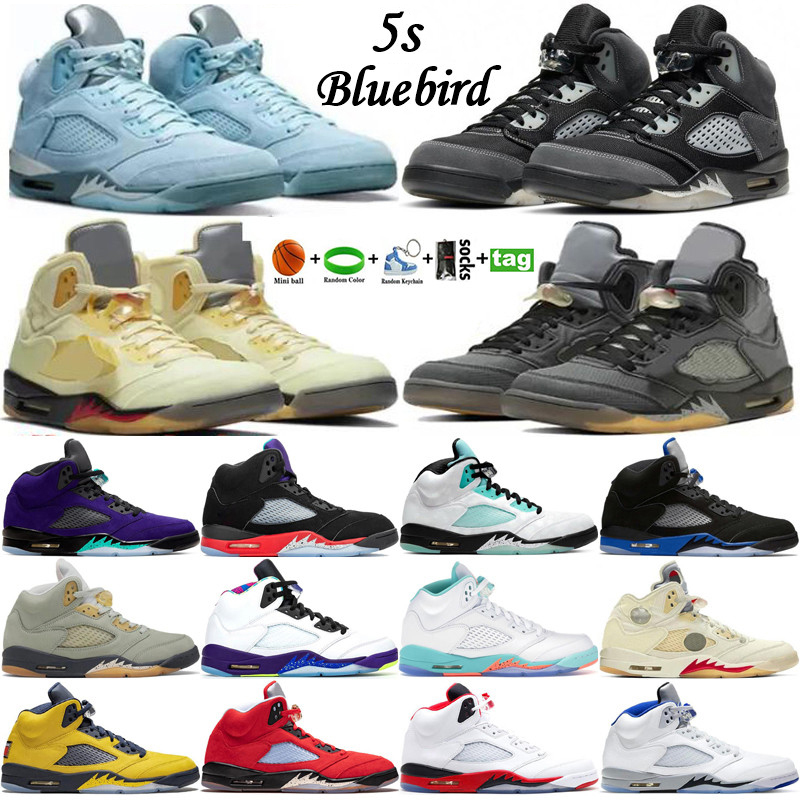 

2022 Jumpman 5 5s High OG Mens Basketball Shoes Bluebird Anthracite Black Muslin Sail Stealth Jade Horizon Trophy Room Michigan Men Sneakers Women Trainers Size 13, 33