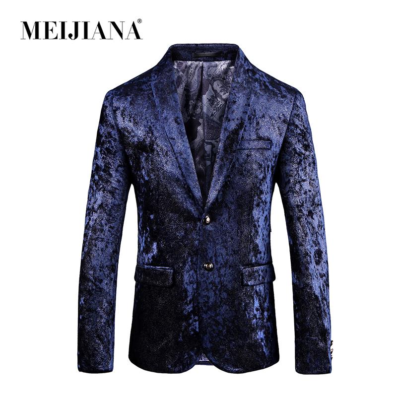 

Men's Suits & Blazers MEIJIANA Hombe Costume Groom Blue Wedding 2021 Chaqueta Homme Men Elegante Suit Formal Classic Tuxedo Male