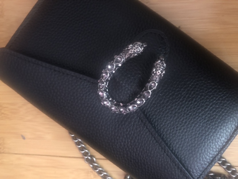 

Woman Shoulder bag Leather Handbag Original box serial number High quality, Black