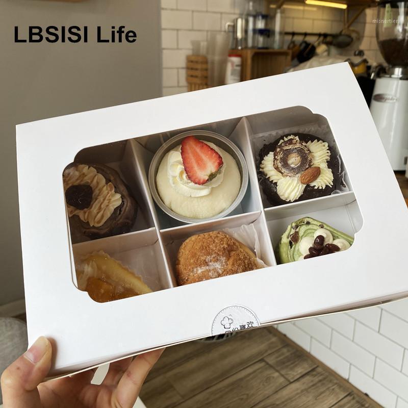 

Gift Wrap LBSISI Life 5pcs/Lot Cupcake Paper Box Chocolate-Cake Mousse Cookies Birthday Wedding Baby Shower Outdoor-Party Packing Decor