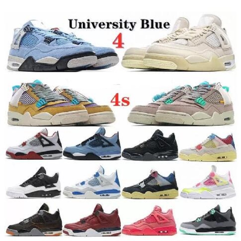 

Jumpman Basketball Shoes 4 4s Men Women Sail University Blue Infrared White Cactus Jack Bred Black Cat Analyzes Shoe What The Sports Sneakers Trainers, # 13