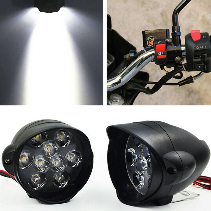 

Car Headlights 2pc 6/9 LED Working Spot Light 1800LM For Motorcycle Headlight 6500k White Super Bright Motorbike Fog Lamp Scooters Spotlight