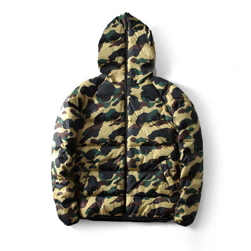 Famous designer men's and women's hair stylist hooded jacket high quality casual green blue camouflage M-XXXL size