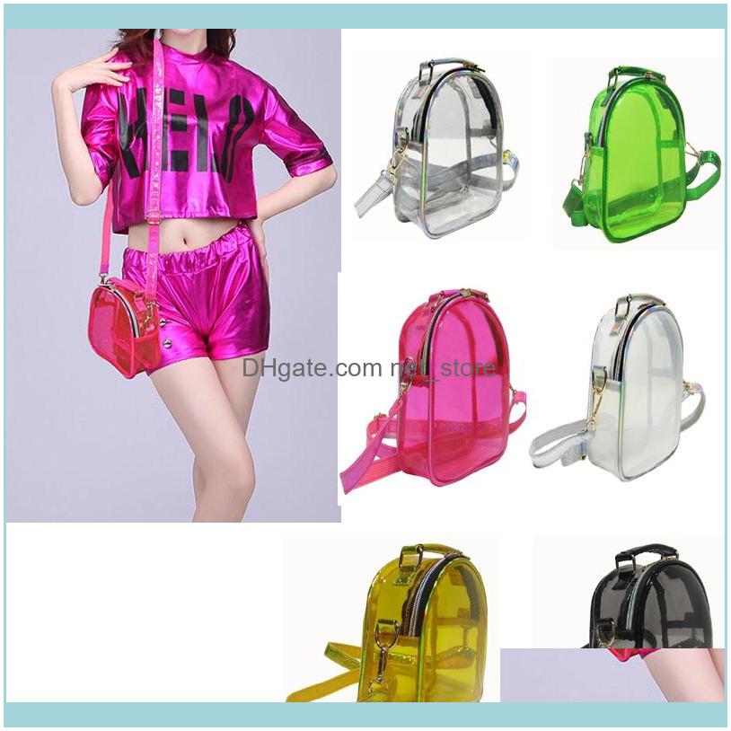 

Sport&Outdoor Packs Bags, Lage & Aessories50Pcs Backpack Bag Women Pvc Clear Jelly Large Capacity Zipper Waterproof Shoulder Bags 6Colors Dr