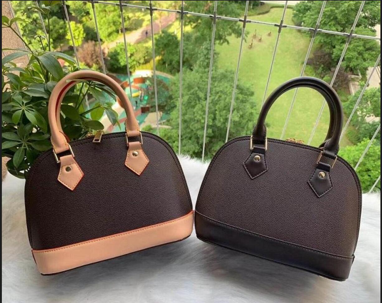 

BB PM Shell Bag Women Genuine Leather Handbags Flower Embossed Shoulder Bags With Lock Designer handbags Crossbody bag 25cm, Multi