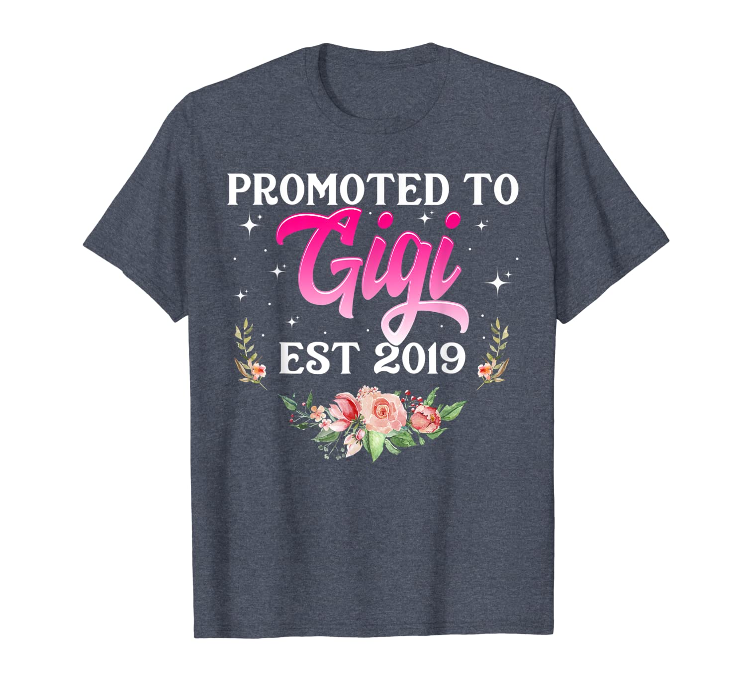 

promoted to gigi est 2019 shirt new gigi t-shirt, White;black