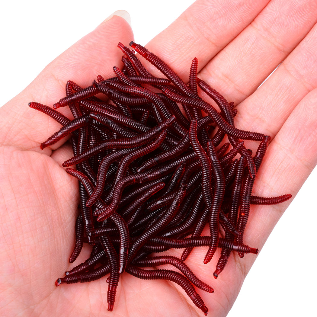 

Fishing Lures Fishy Smell Soft worm grub Artificial carp bass bait