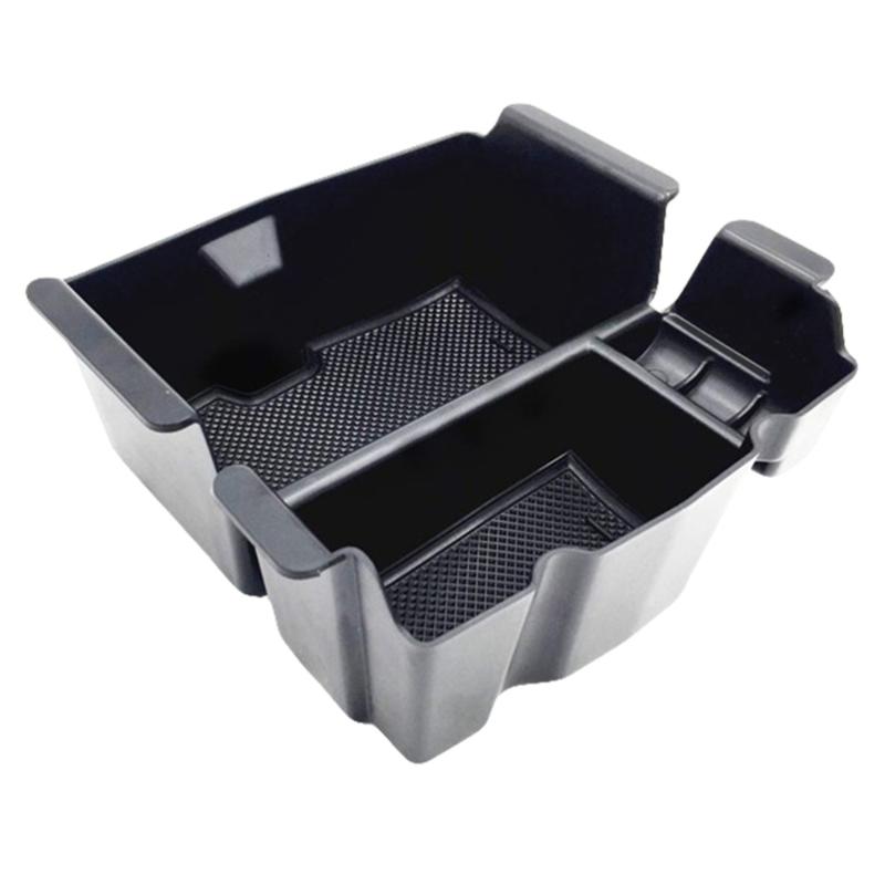 

Car Organizer Armrest Central Container Styling Decoration Parts With 2 Silicone Pads