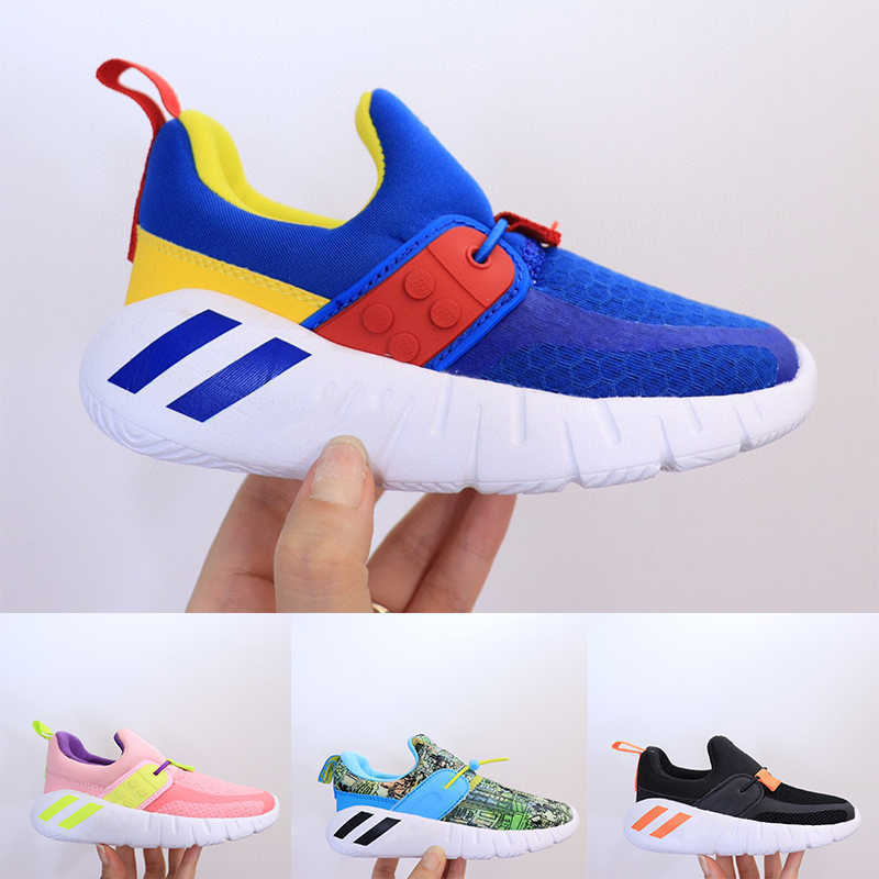

Sneakers RapidaZen Kids x LEGOS Shoes Red Cloud White Shock Blue Core Green Primegreen Textile upper Synthetic outsole Children Running Shoe, Color 3