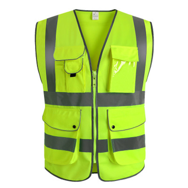 

High Quality reflective vest safety protective clothing high visibility construction traffic warning colorful fluorescent jacket PPE workplace saftety