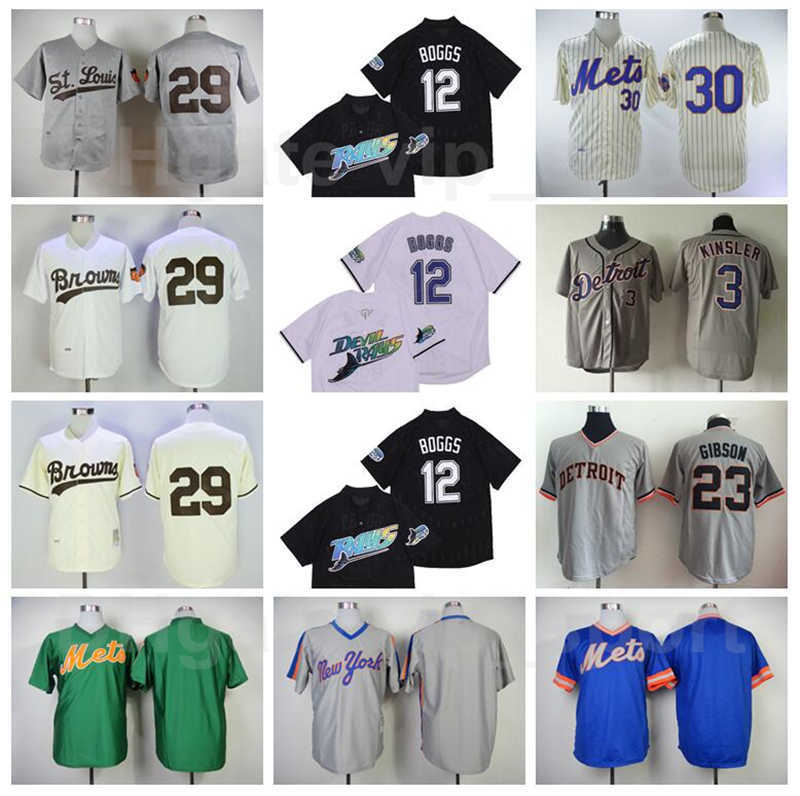 

Vintage 1953 1969 1983 1985 Baseball Retror 12 Wade Boggs Jersey 30 Ryder Ryan 29 Satchel Paige 3 Ian Kinsler Cam Gibson Stithced, 1953 vintage