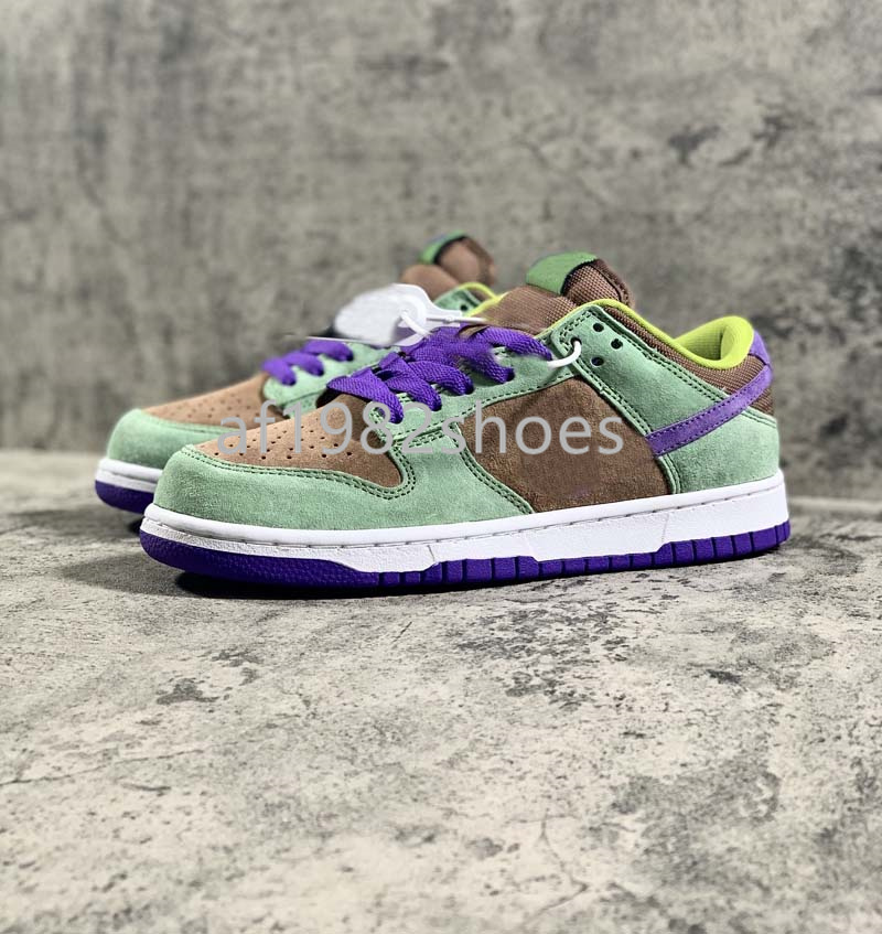 

Veneer Low Running Shoes Autumn Green Deep Purple Suede Upper Mens Womens Skate Sneakers Sports Trainers Zapatos, Blue