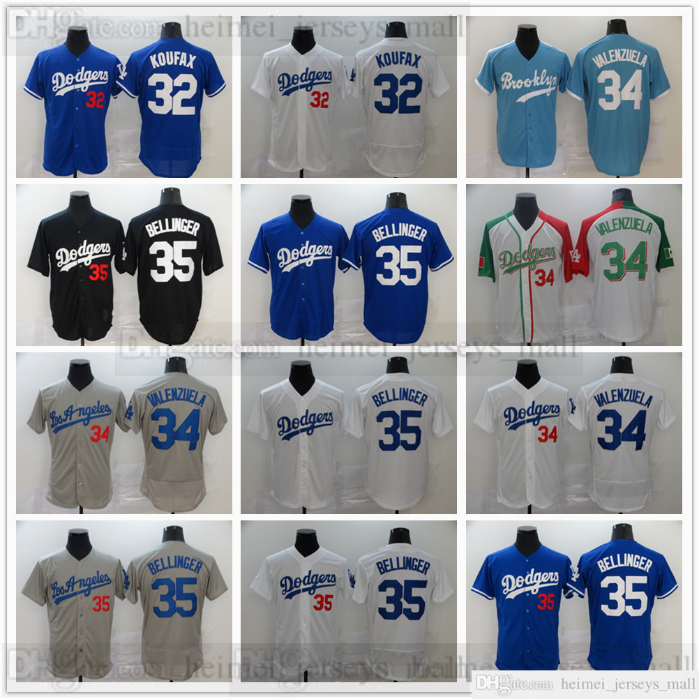 

2022 news Baseball Jersey 32 Sandy Koufax 35 Cody Bellinger 34 Fernando Valenzuela Jerseys Top Quality Stitched Gold Black White Blue Grey Gray Man Size S-XXXL, Same as picture