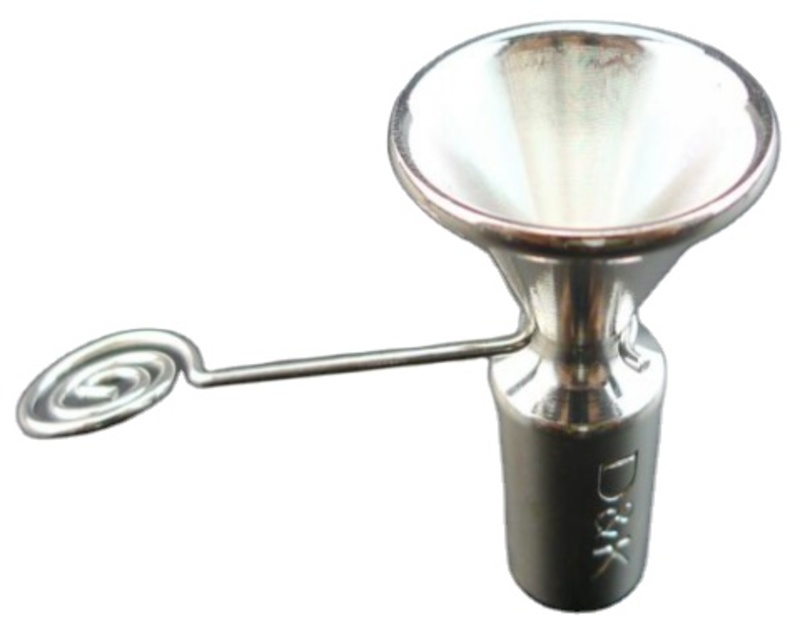 

D&K 18mm Metal Bowl Joint Slide Piece For Water Pipe Smoking Accessories