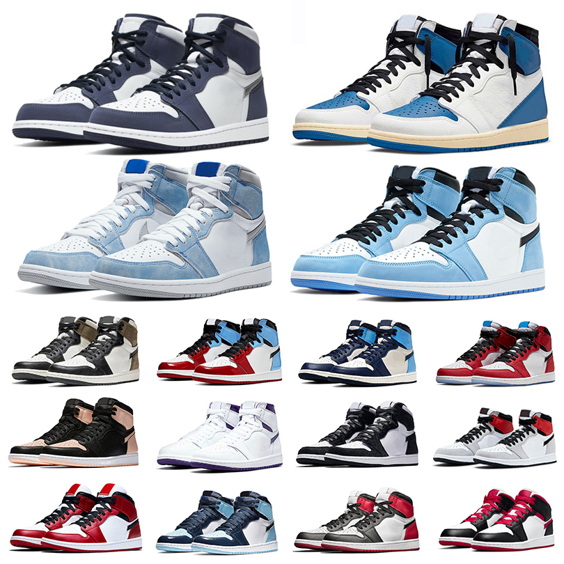 

Jumpman 1s basketball shoes Travis TS X Reverse Mocha Fragment Hype Royal Obsidian Bordeaux University blue Jordan1s Air Jordan 1 trainer men women sports sneakers, Color#3