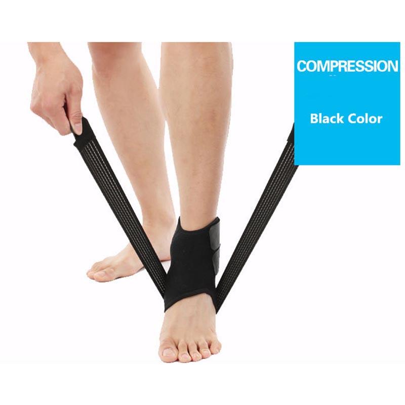

Ankle Support BOER 1PC Safety Gym Running Protection Black Foot Bandage Elastic Brace Band Guard Sport Tobilleras A49, Blue