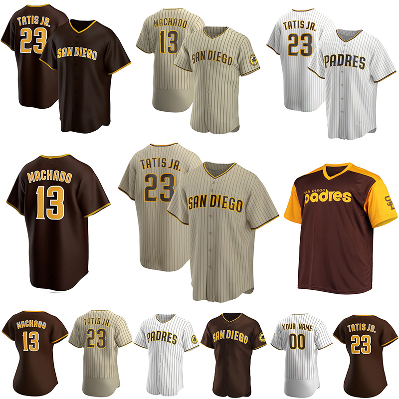 

Customize Padres Baseball Jerseys San Diego Fernando Tatis Jr. Manny Machado Kim Yu Darvish Dinelson Lamet Tony Gwynn Blake Snell Austin Nol, Blue;black